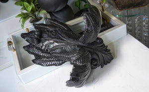 Ornate Gothic Baroque Black Wall Display Holder