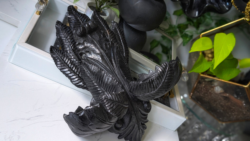Ornate Gothic Baroque Black Wall Display Holder