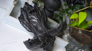 Ornate Gothic Baroque Black Wall Display Holder