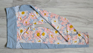 Body Glove Pastel Floral Capri Leggings XL