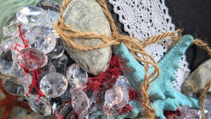 Coastal Seashell Canvas Beach Ocean Art