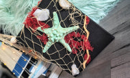 Quartz Crystal Coastal Seashell Canvas Beach Ocean Art