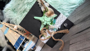 Coastal Seashell Canvas Beach Ocean Art