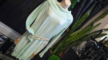 Load image into Gallery viewer, Candie&#39;s Mint Green Lace Accent Cowl Neck Sweater XL
