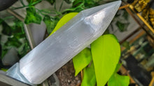 Load image into Gallery viewer, 5&quot; Selenite Crystal Tower Obelisk
