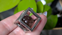 Load image into Gallery viewer, Miniature Smokey Quartz Sphere in Cube Display
