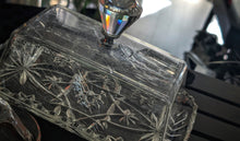 Load image into Gallery viewer, Glass Butter Dishes (LG top is plastic w/heat surface cracks from Dishwasher)
