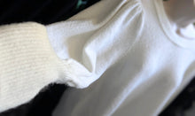 Load image into Gallery viewer, Sam &amp; Jess Ivory White Lantern Sleeve Sweater SM-MD
