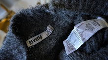 Load image into Gallery viewer, Devoted Grey Cable Knit &amp; Pearl  Sweater XL-1X
