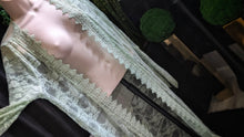 Load image into Gallery viewer, Streetwear Society Mint Lace Robe Cardigan LG-XL
