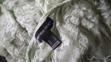 Load image into Gallery viewer, Streetwear Society Mint Lace Robe Cardigan LG-XL
