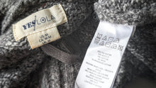 Load image into Gallery viewer, &quot;Yes Lola&quot; Grey Ribbed Long Sweater/Dress MD-XL
