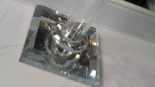 Load image into Gallery viewer, 10&quot; Glass &amp; Bling Candle Holder
