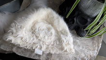 Load image into Gallery viewer, Creation Almar Ivory White Rabbit Fur Hat Tuque
