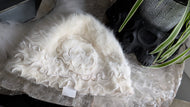 Creation Almar Ivory White Rabbit Fur Hat Tuque