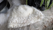 Load image into Gallery viewer, Creation Almar Ivory White Rabbit Fur Hat Tuque
