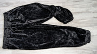Black Faux Fur Lounge Pants XL