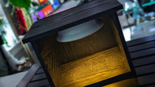 Load image into Gallery viewer, Black Woodgrain USB Lighted Display Box
