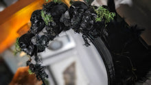 Load image into Gallery viewer, Handmade Skull &amp; Crystal Mirror w/Back Storage

