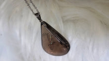 Load image into Gallery viewer, Smokey Quartz Crystal Stainless Steel Necklace
