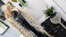 Load image into Gallery viewer, Natural Tan Dread Lock Hair Bun (wig not included)
