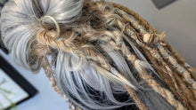 Load image into Gallery viewer, Natural Tan Dread Lock Hair Bun (wig not included)
