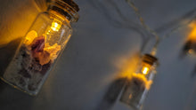 Load image into Gallery viewer, #8 Himalayan Salt &amp; Amethyst Crystal Led Jar Lights (10pc)
