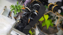 Load image into Gallery viewer, 7" Gothic Coffin Artificial Floral Decor
