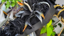 Load image into Gallery viewer, 7" Gothic Coffin Artificial Floral Decor
