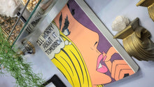 Load image into Gallery viewer, &quot;I&#39;ll Worry about it Tomorrow&quot; Comic Girl Wall Art
