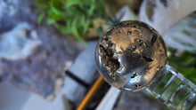Load image into Gallery viewer, 2" Persian Pyrite Crystal Sphere w/ Stand
