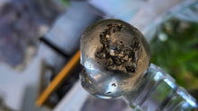 Load image into Gallery viewer, 1.5" Persian Pyrite Crystal Sphere w/ Stand
