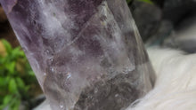 Load image into Gallery viewer, Amethyst Rainbow Smokey Quartz Crystal Pillar Tower
