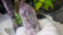 Load image into Gallery viewer, Amethyst Rainbow Smokey Quartz Crystal Pillar Tower
