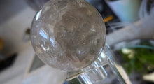 Load image into Gallery viewer, Smokey Quartz Crystal Sphere w/Stand
