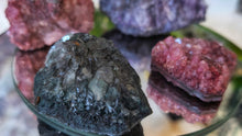 Load image into Gallery viewer, Dyed Amethyst Crystal Clusters 4pcs
