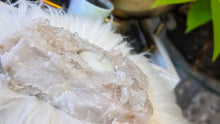 Load image into Gallery viewer, Druzy Clear Quartz Crystal Candle Holder
