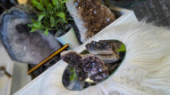 Thunder Bay Smokey Amethyst Crystal Clusters 3pcs