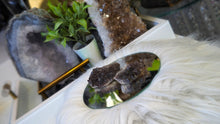 Load image into Gallery viewer, Thunder Bay Smokey Amethyst Crystal Clusters 2pcs

