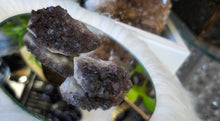 Load image into Gallery viewer, Thunder Bay Smokey Amethyst Crystal Clusters 2pcs
