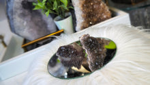 Load image into Gallery viewer, Thunder Bay Smokey Amethyst Crystal Clusters 2pcs
