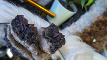 Load image into Gallery viewer, Thunder Bay Smokey Amethyst Crystal Clusters 2pcs
