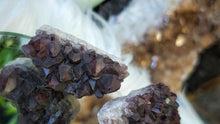 Load image into Gallery viewer, Thunder Bay Smokey Amethyst Crystal Clusters 2pcs

