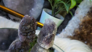 Thunder Bay Smokey Amethyst Crystal Clusters 2pcs