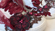 Load image into Gallery viewer, Custom Lace Accent Nike Women Air Force 1 Shoes Sneakers sz9.5
