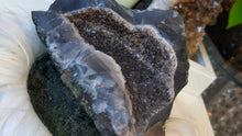 Load image into Gallery viewer, 8" Galaxy Amethyst &amp; Agate Crystal Cluster
