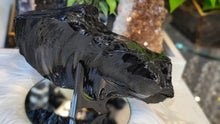 Load image into Gallery viewer, 8" Black Obsidian Volcanic Glass
