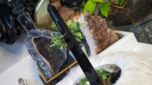 Load image into Gallery viewer, 8.5" Black Obsidian Crystal Pillar Tower

