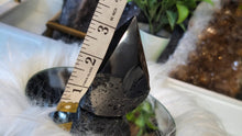 Load image into Gallery viewer, 3.5" Black Obsidian Volcanic Glass Sculpture Point
