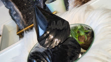 Load image into Gallery viewer, 3.5" Black Obsidian Volcanic Glass Sculpture Point
